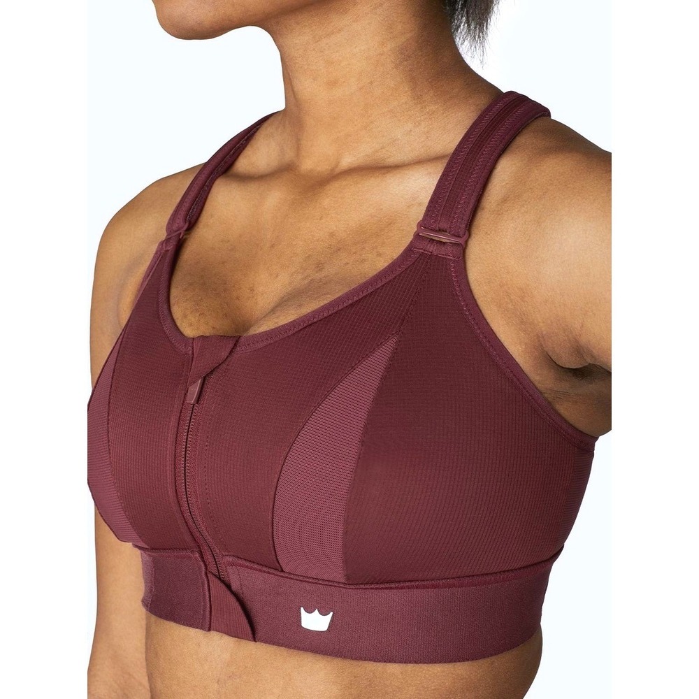 SHEFIT FLEX Active ULTIMATE SPORT BRA Full Coverage ADJUSTABLE STRAPS Sz 2LUXE